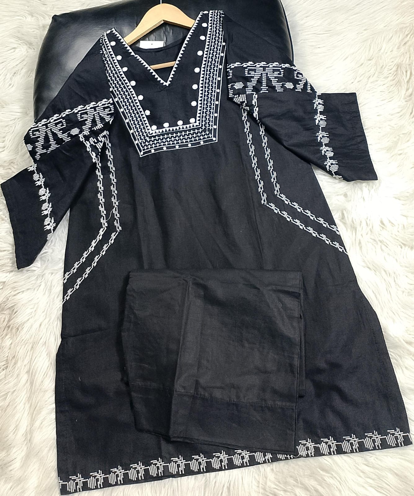 2 PIECE - EMBROIDERED LAWN SUIT