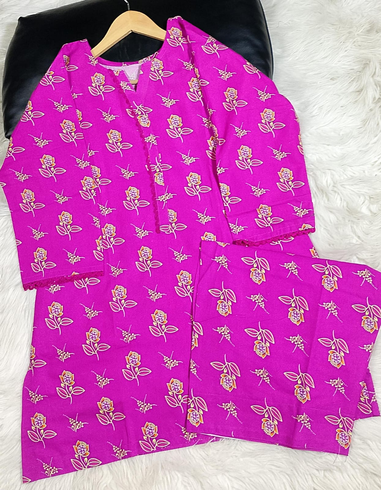 2 PIECE - EMBROIDERED LAWN SUIT