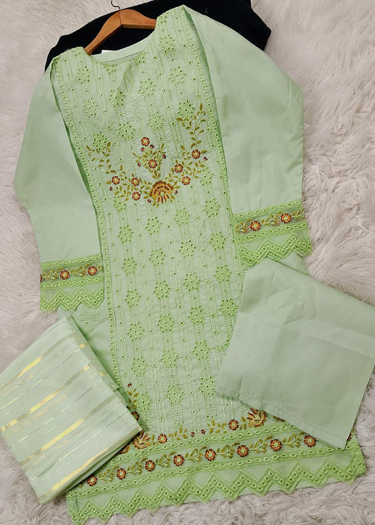 3 PIECE - EMBROIDERED LAWN SUIT