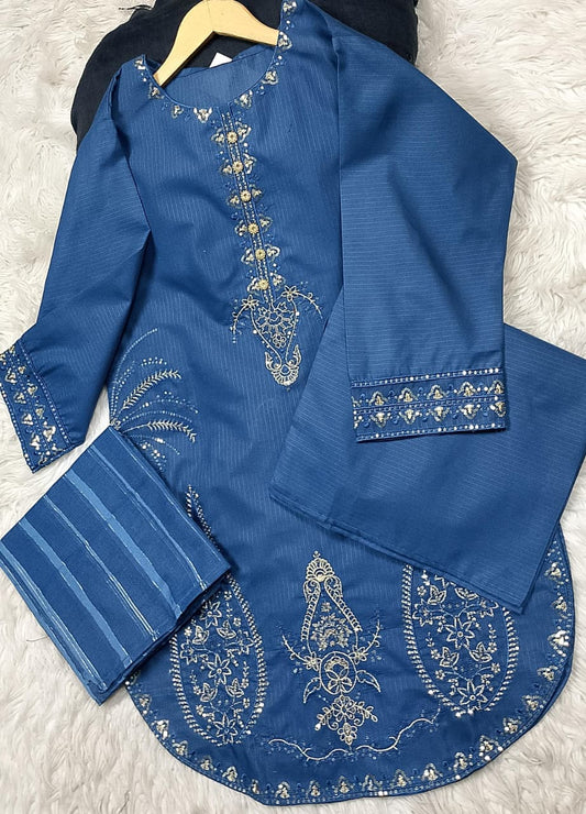 3 PIECE - EMBROIDERED LAWN SUIT