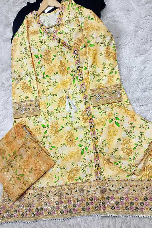 3 PIECE - EMBROIDERED LAWN SUIT