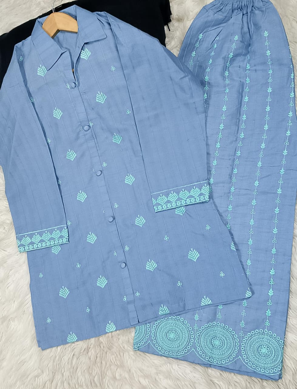2 PIECE - EMBROIDERED LAWN SUIT
