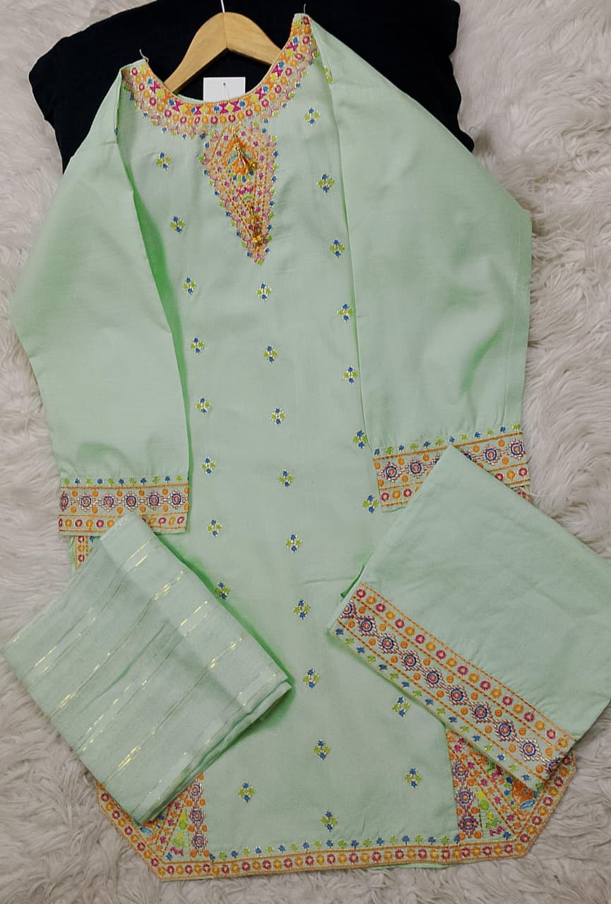 3 PIECE - EMBROIDERED LAWN SUIT