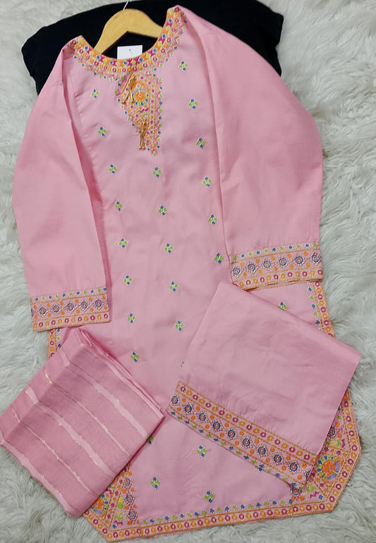 3 PIECE - EMBROIDERED LAWN SUIT