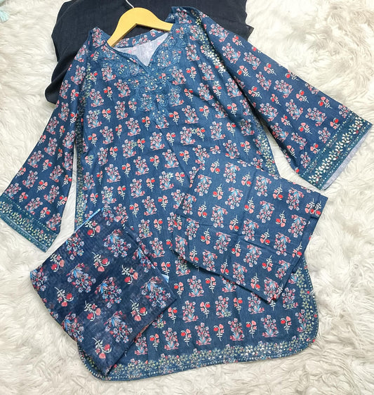 3 PIECE - EMBROIDERED LAWN SUIT