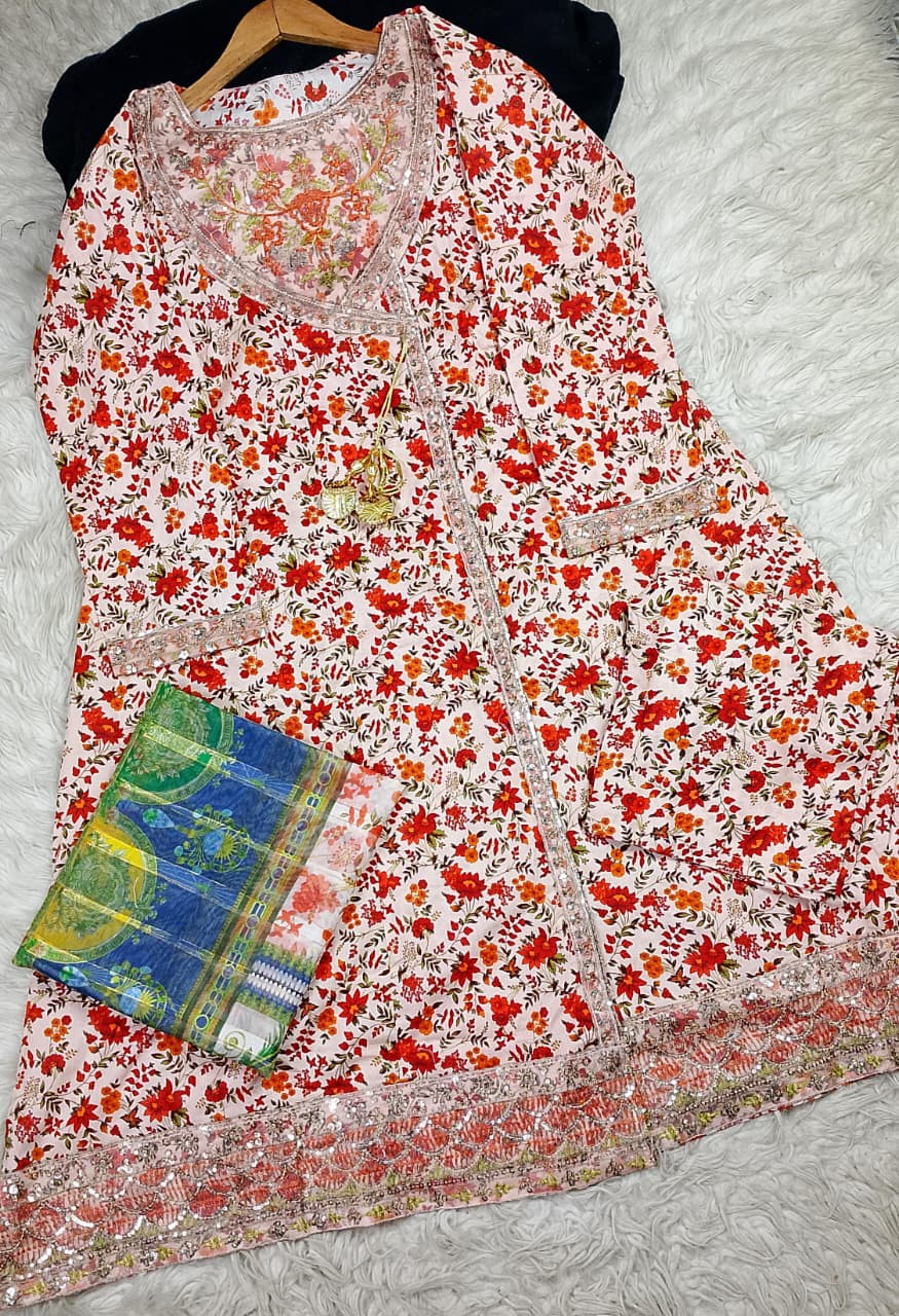 3 PIECE - EMBROIDERED LAWN SUIT