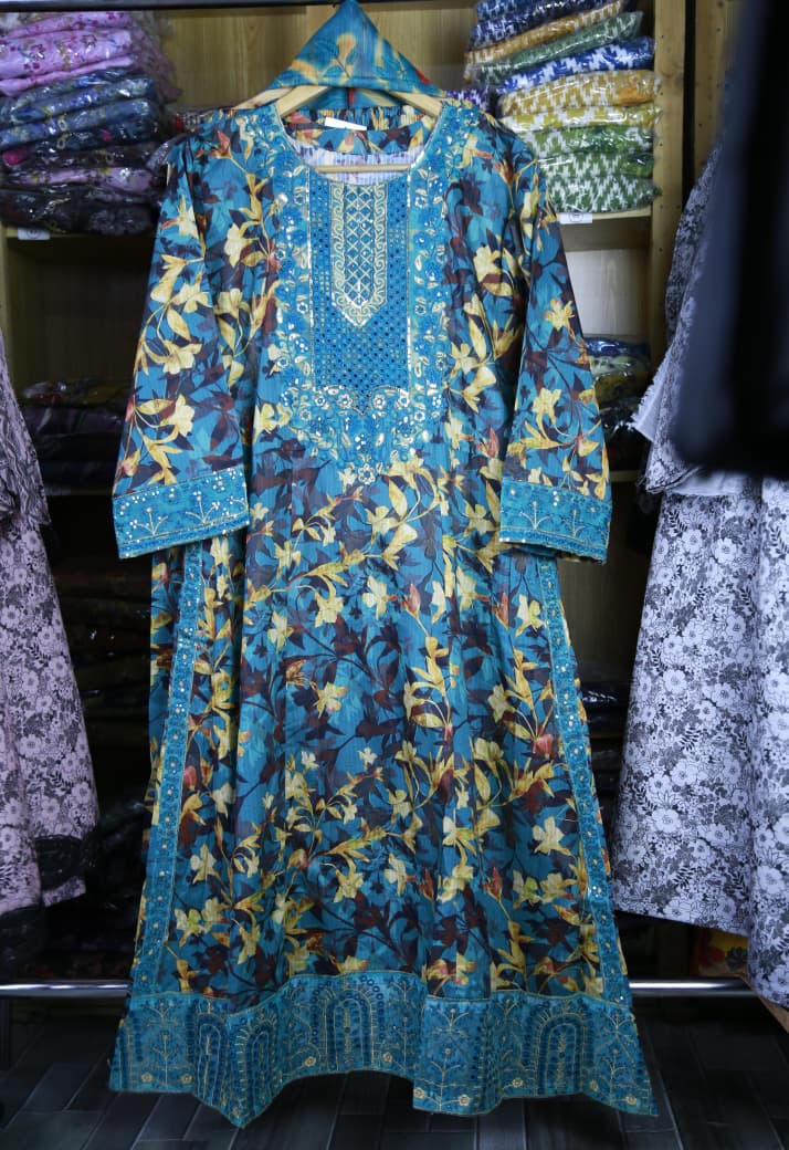 3 PIECE - EMBROIDERED LAWN SUIT