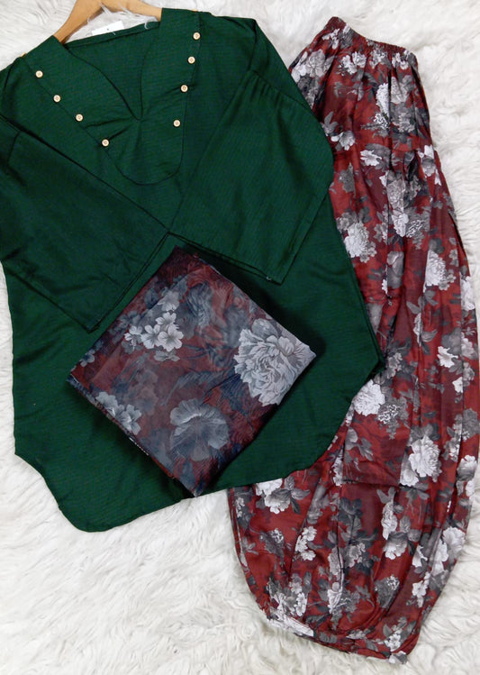 3 PIECE - EMBROIDERED LAWN SUIT
