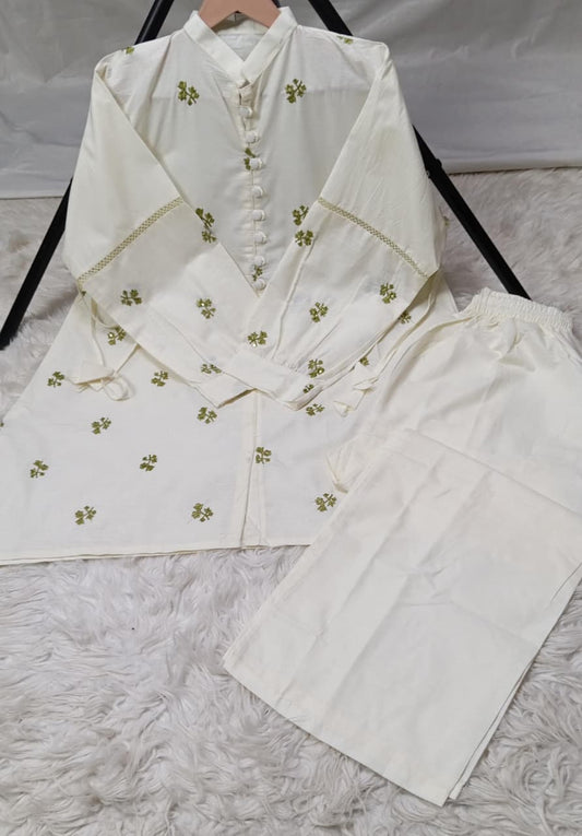 3 PIECE - EMBROIDERED LAWN SUIT