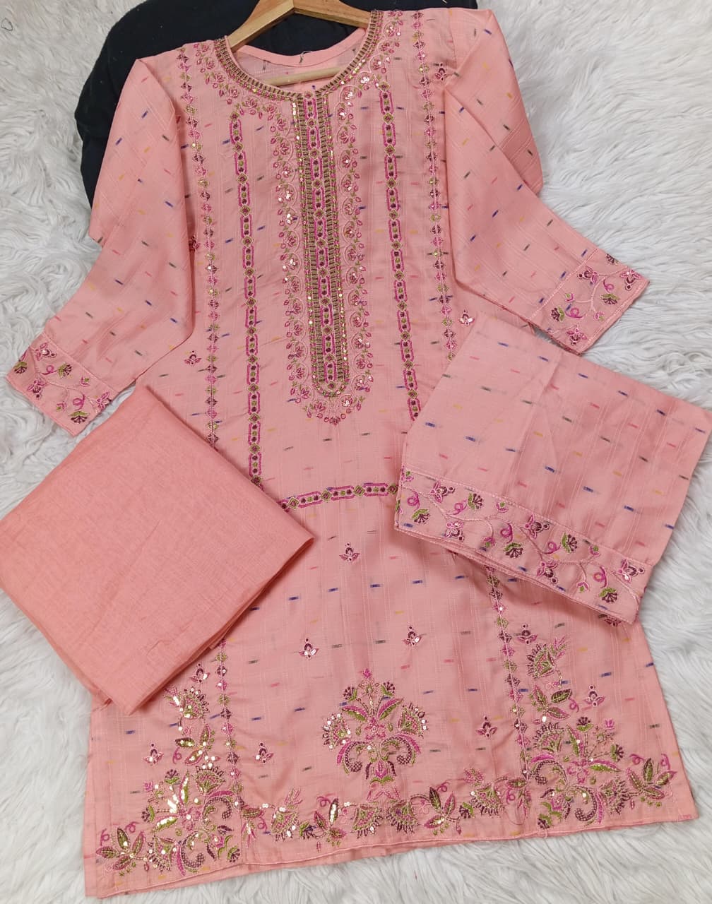 3 PIECE - EMBROIDERED LAWN SUIT