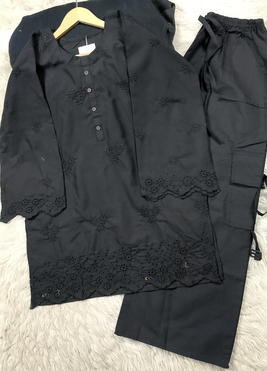 2 PIECE - EMBROIDERED LAWN SUIT