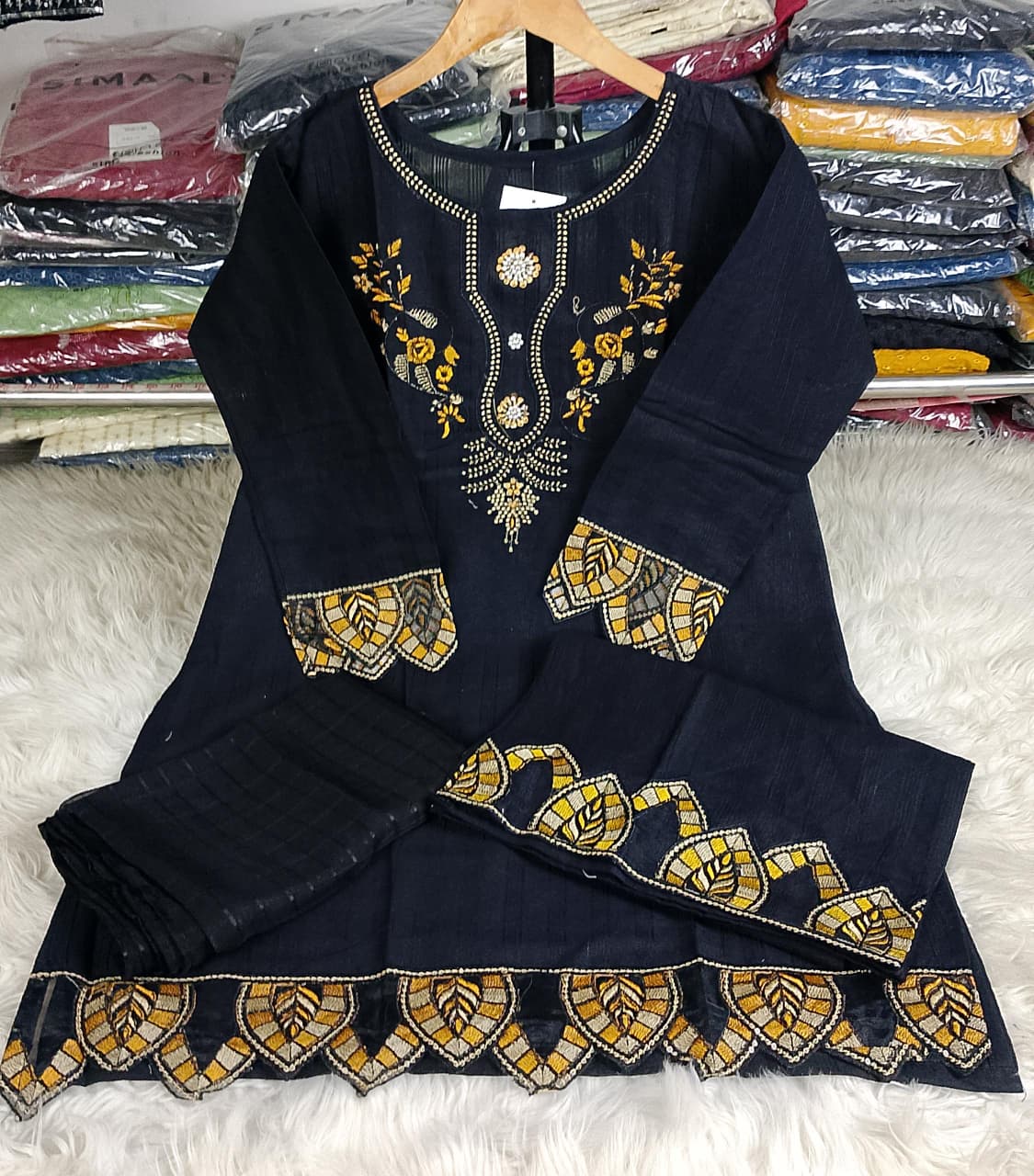 3 PIECE - EMBROIDERED LAWN SUIT