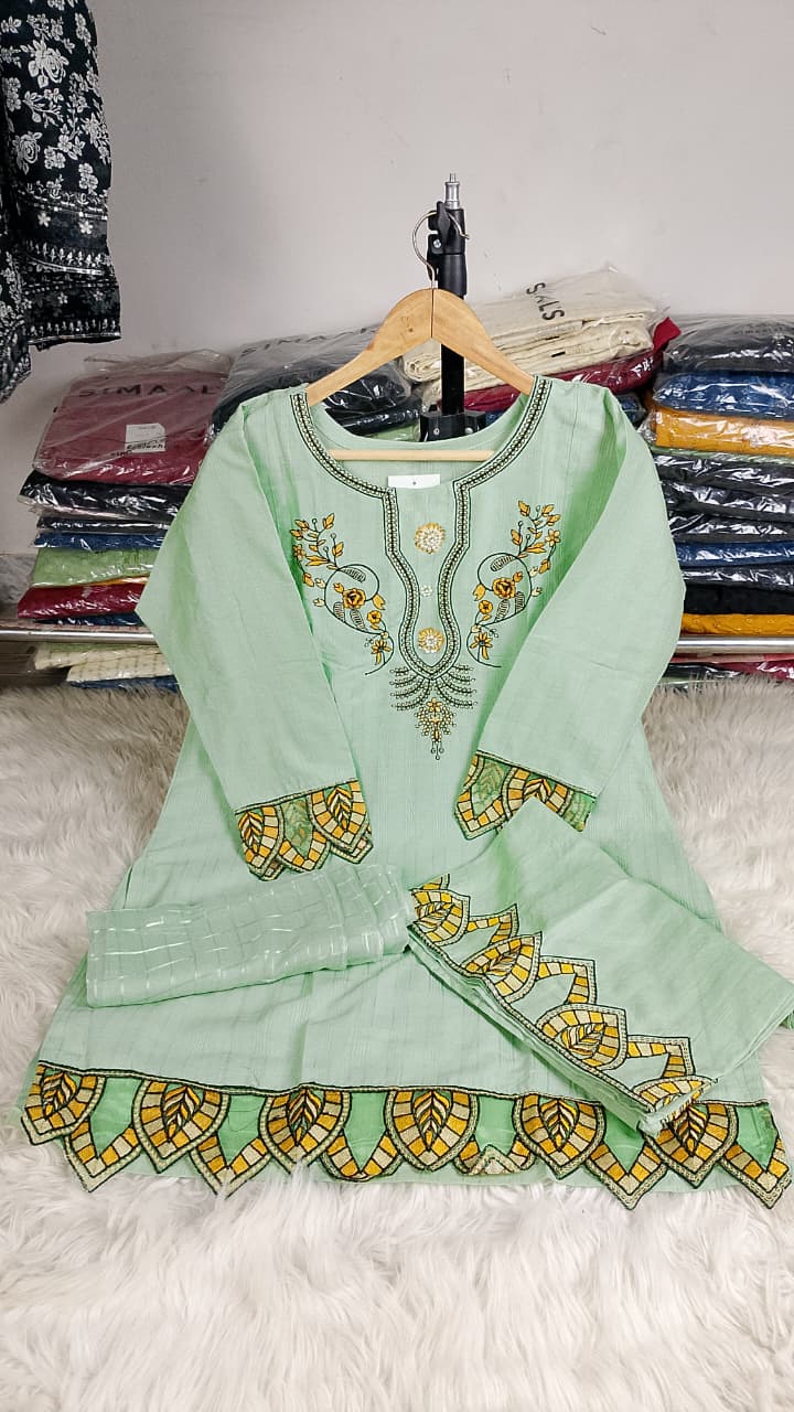 3 PIECE - EMBROIDERED LAWN SUIT