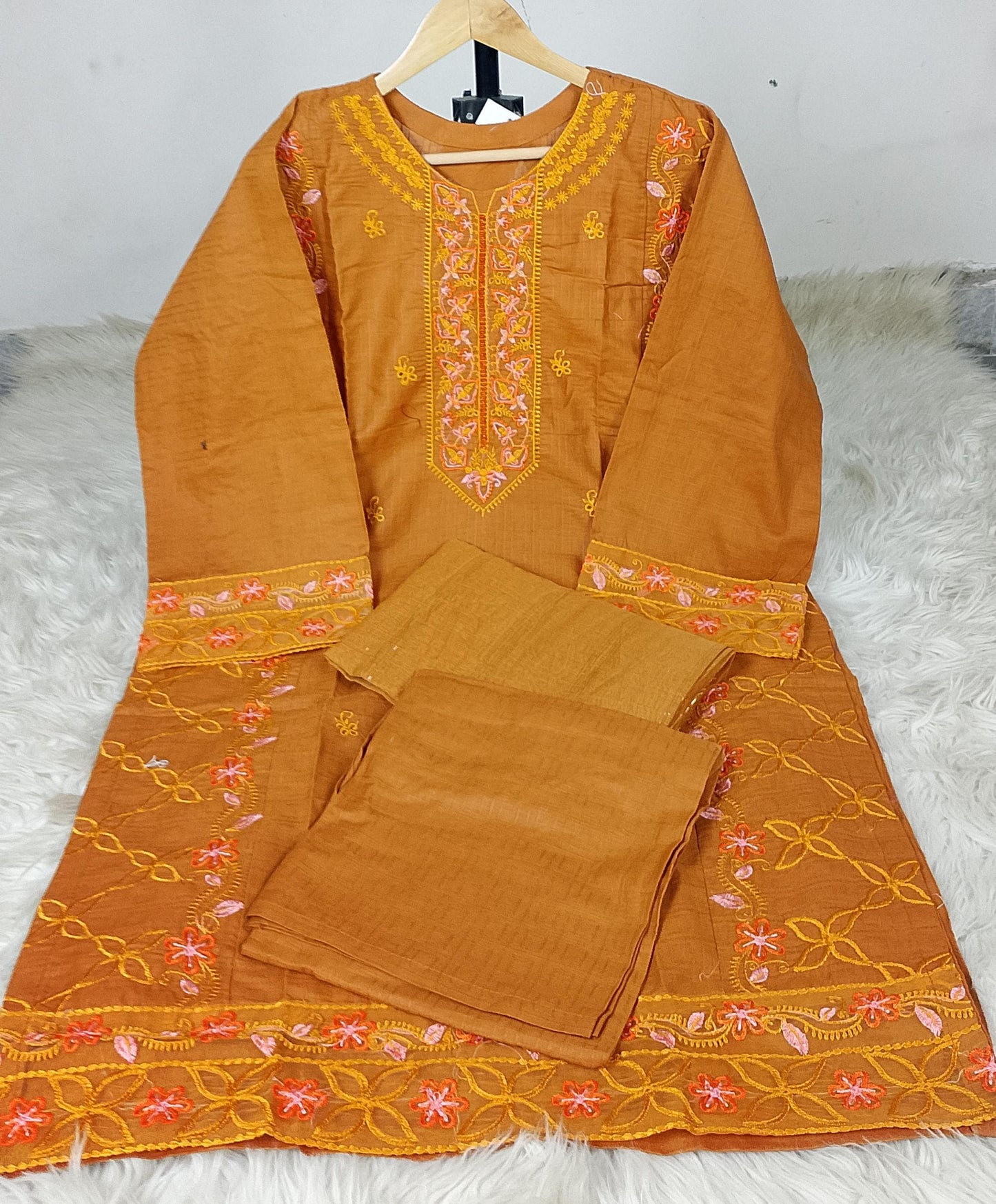 3 PIECE - EMBROIDERED LAWN SUIT