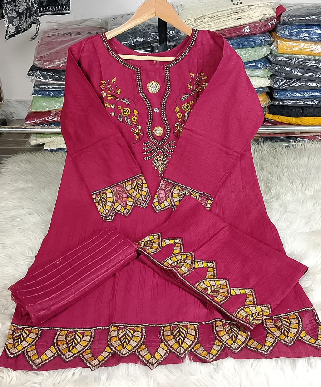 3 PIECE - EMBROIDERED LAWN SUIT
