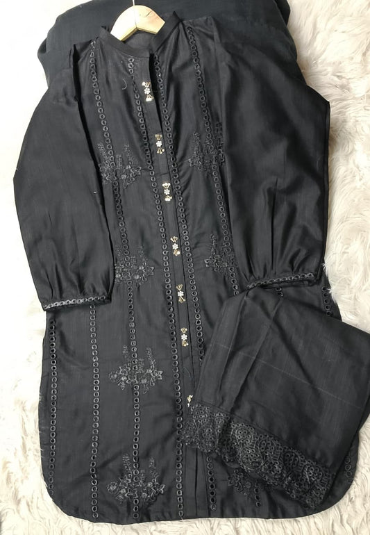 2 PIECE - EMBROIDERED KHADDAR SUIT