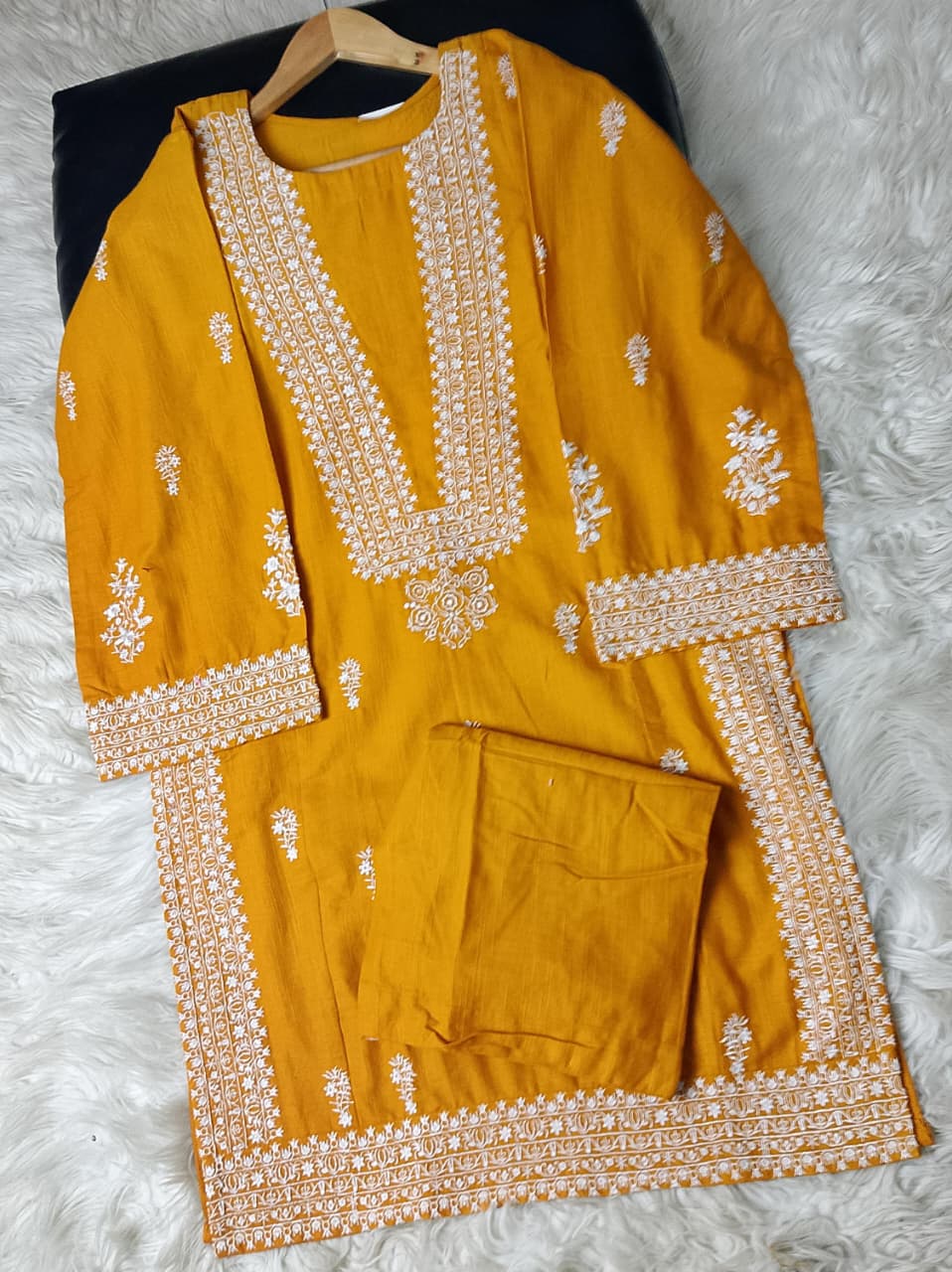 2 PIECE - EMBROIDERED KHADDAR SUIT