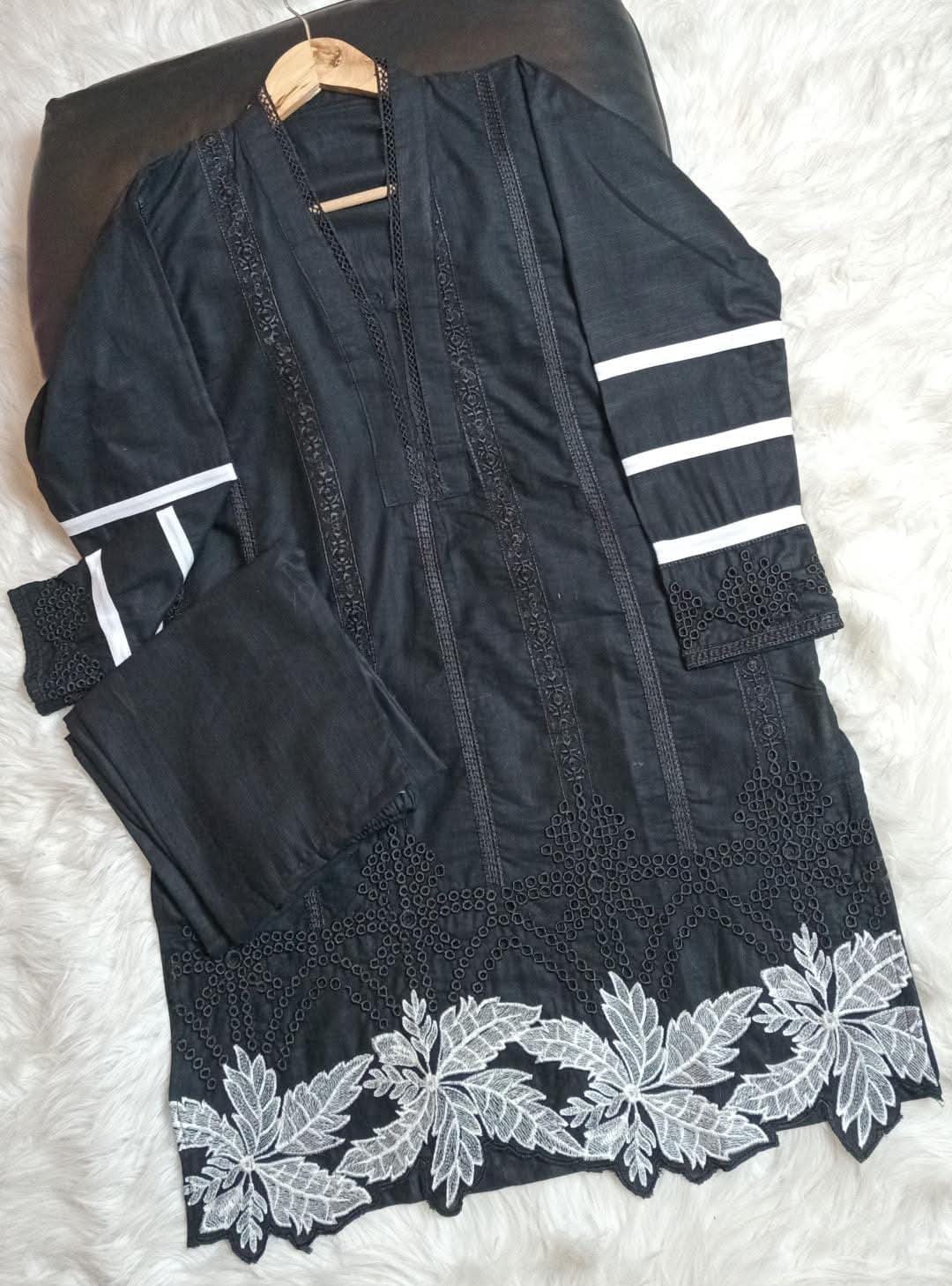 2 PIECE - EMBROIDERED KHADDAR SUIT