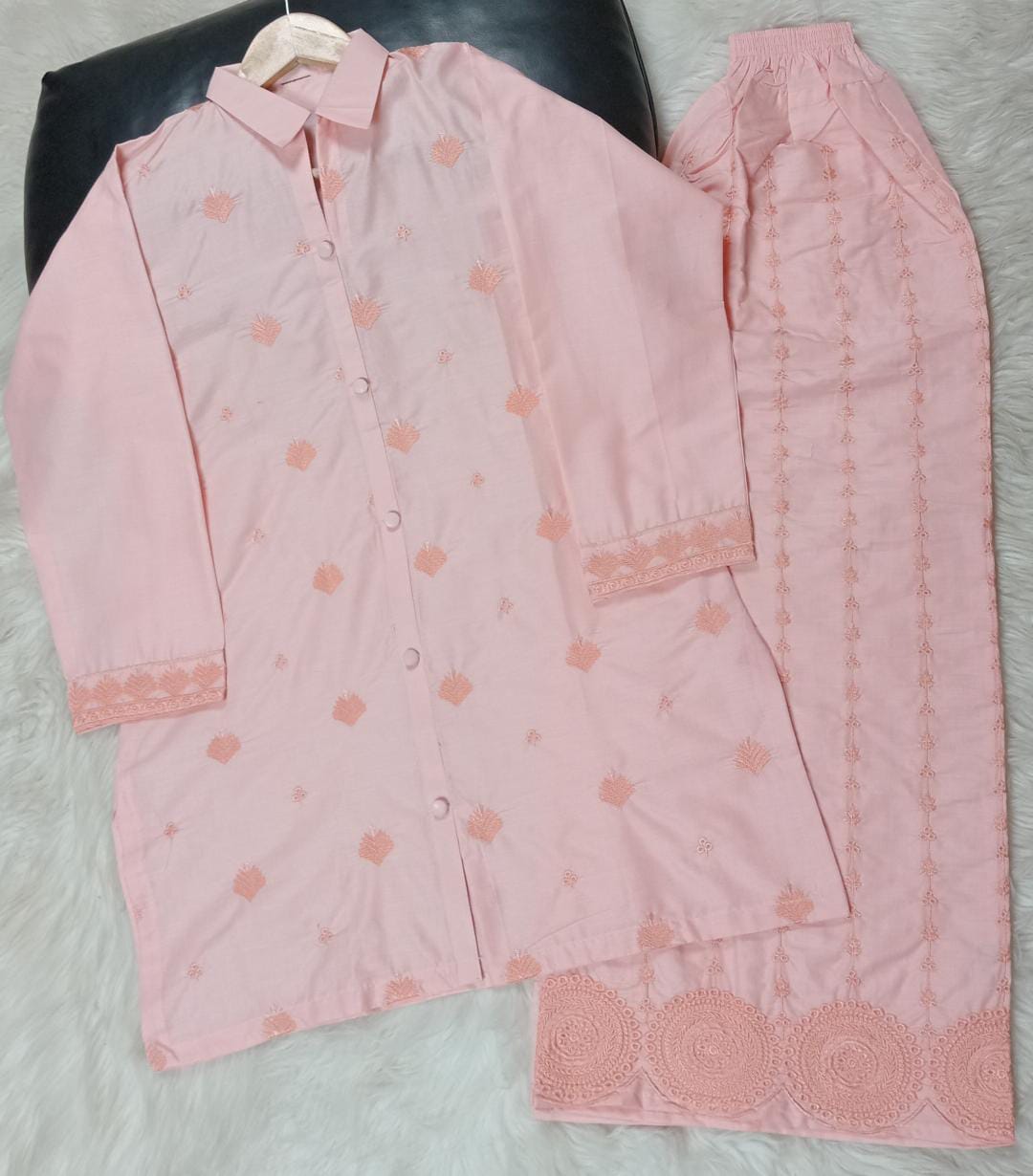 2 PIECE - EMBROIDERED LAWN SUIT