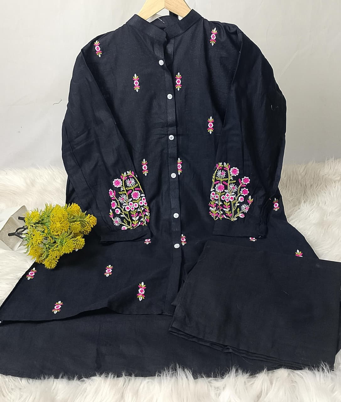 2 PIECE - EMBROIDERED KHADDAR SUIT