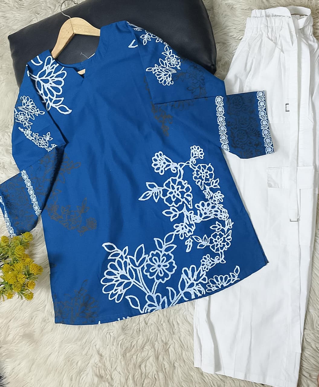 2 PIECE - EMBROIDERED LAWN SUIT