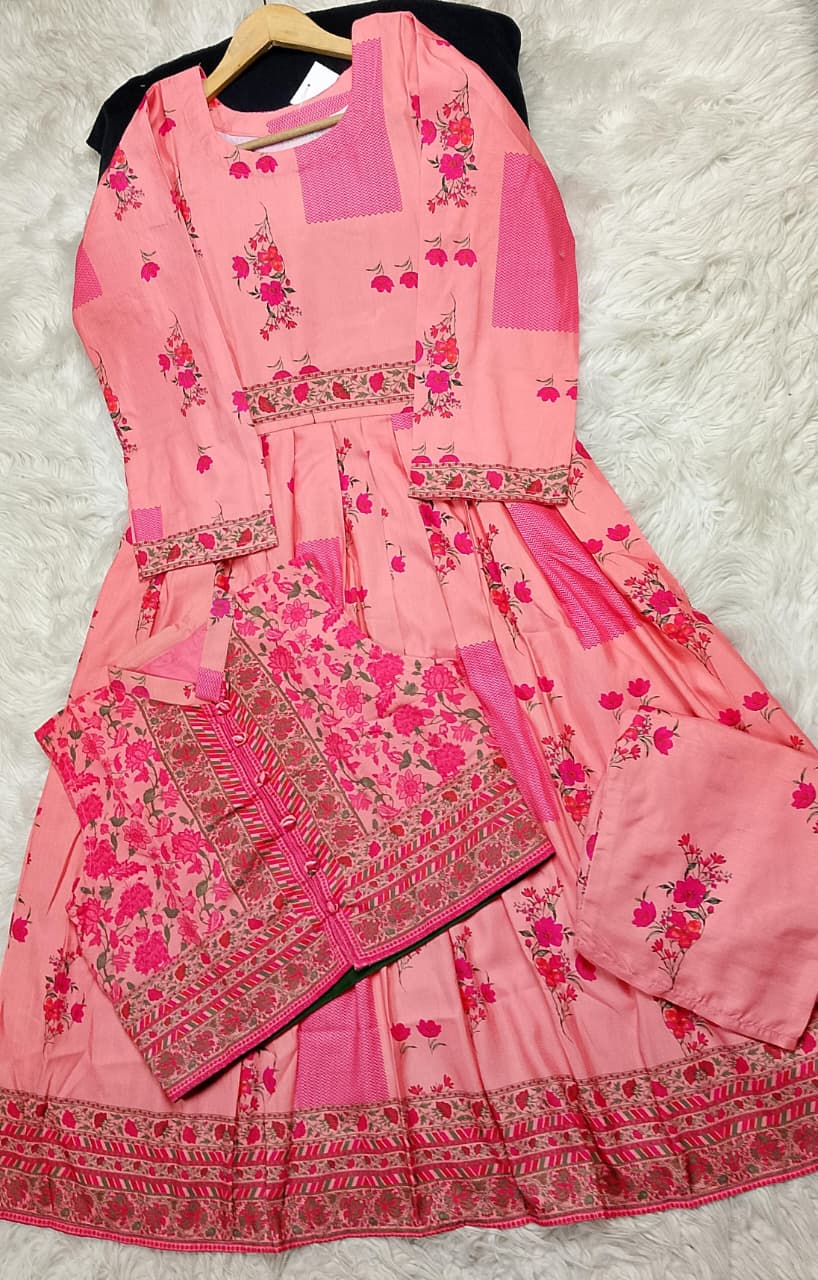 3 PIECE - EMBROIDERED LAWN SUIT