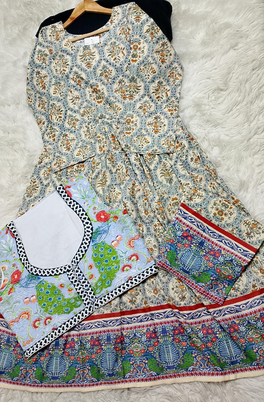 3 PIECE - EMBROIDERED LAWN SUIT