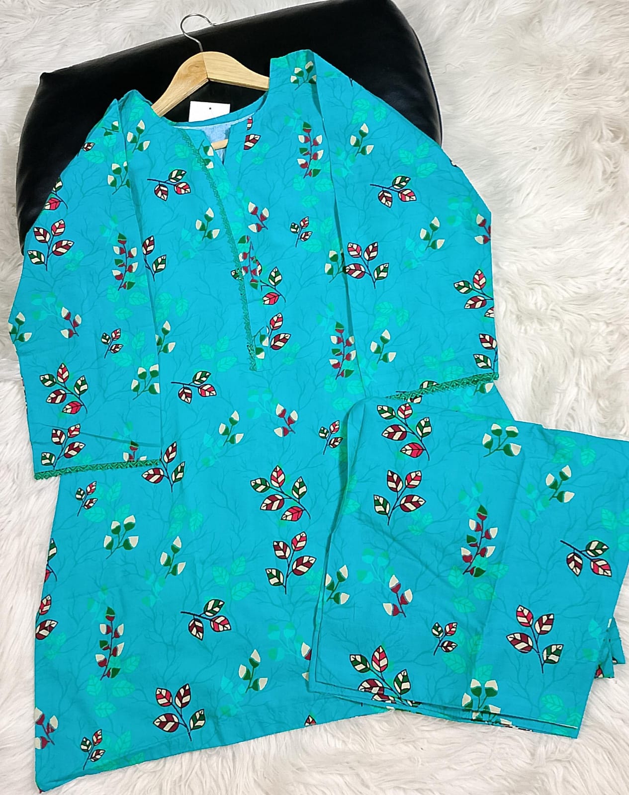 2 PIECE - EMBROIDERED LAWN SUIT