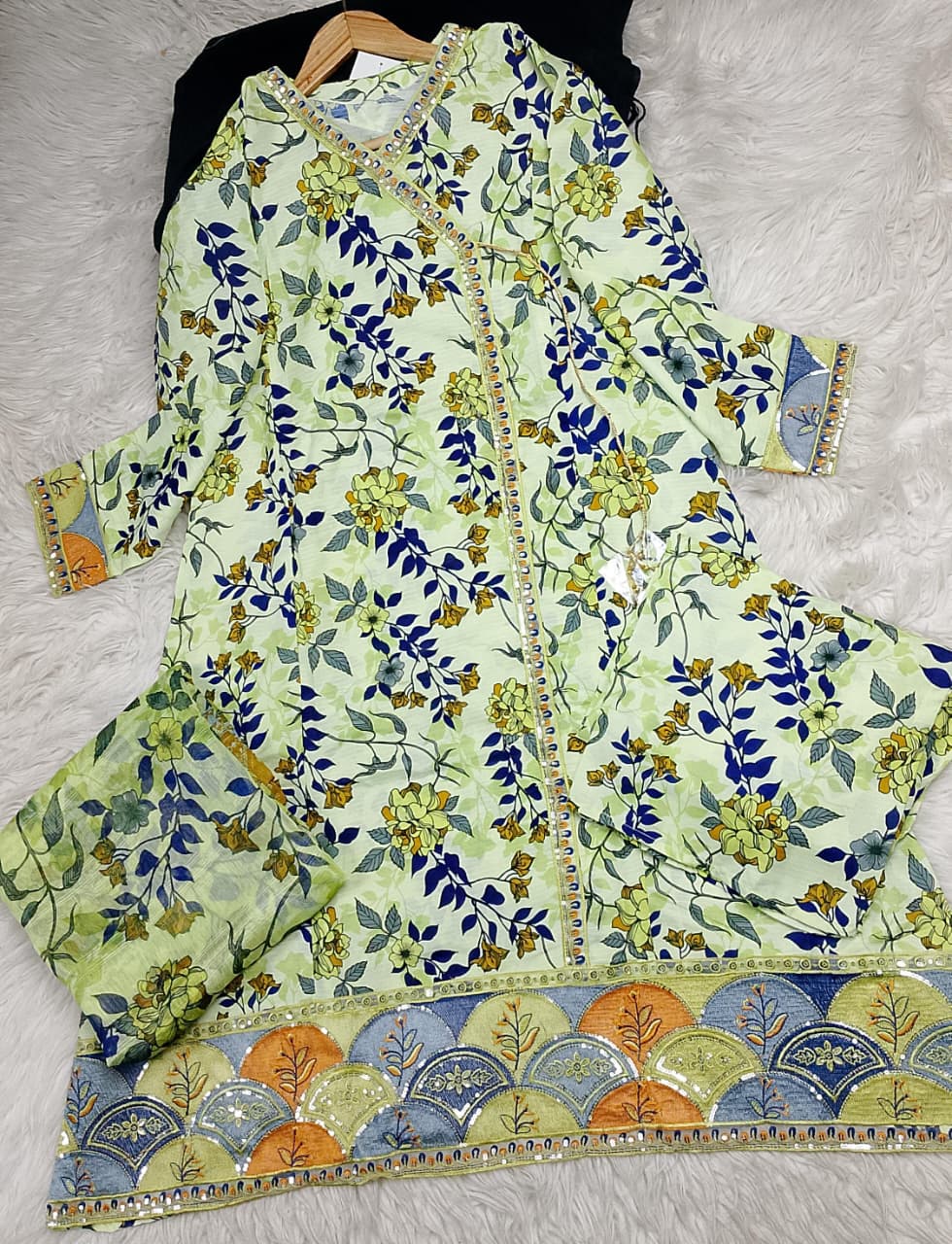 3 PIECE - EMBROIDERED LAWN SUIT