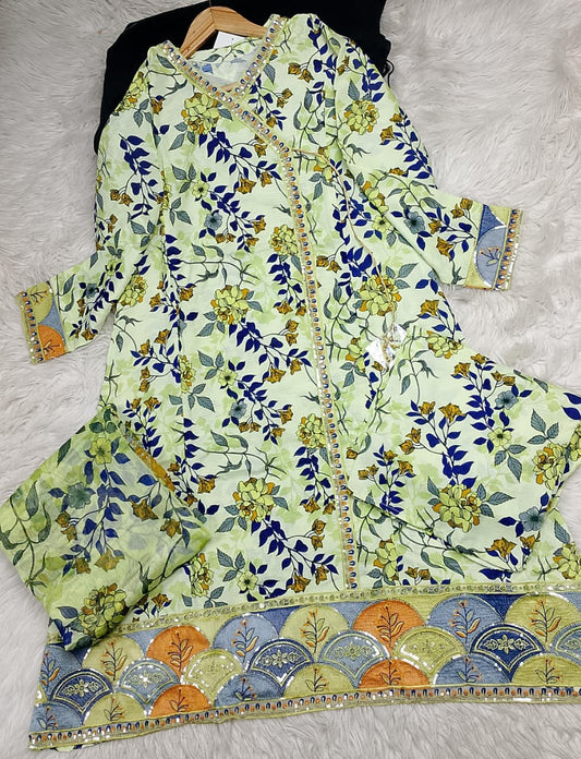 3 PIECE - EMBROIDERED LAWN SUIT