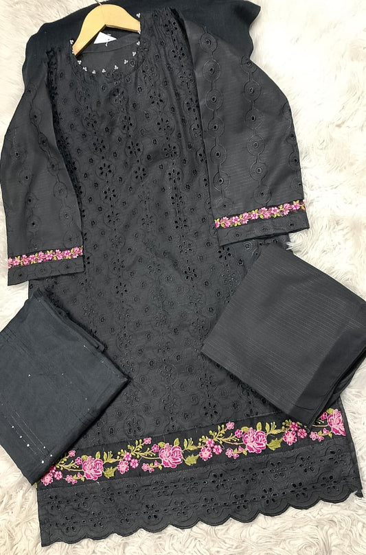 3 PIECE - EMBROIDERED LAWN SUIT