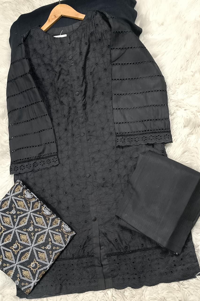 3 PIECE - EMBROIDERED LAWN SUIT