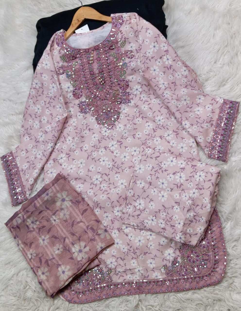 3 PIECE - EMBROIDERED LAWN SUIT