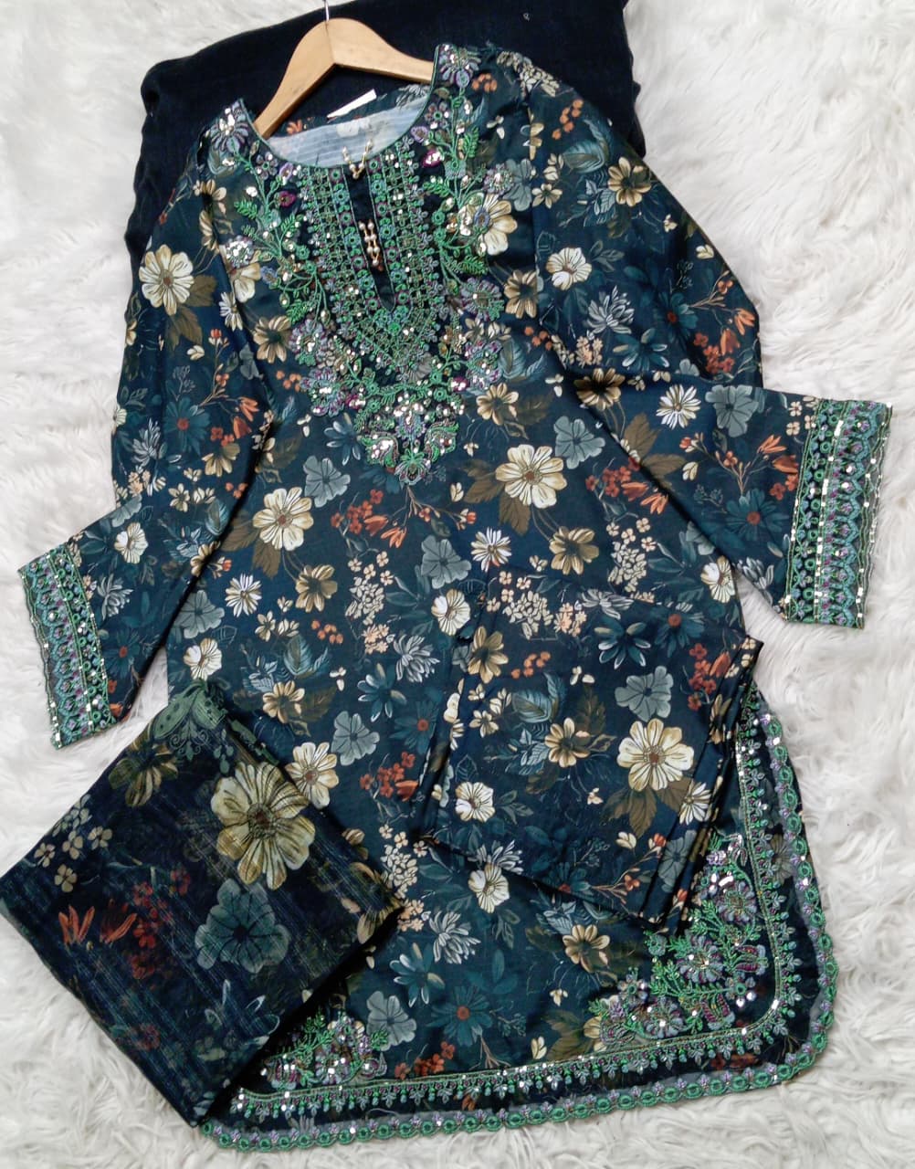 3 PIECE - EMBROIDERED LAWN SUIT
