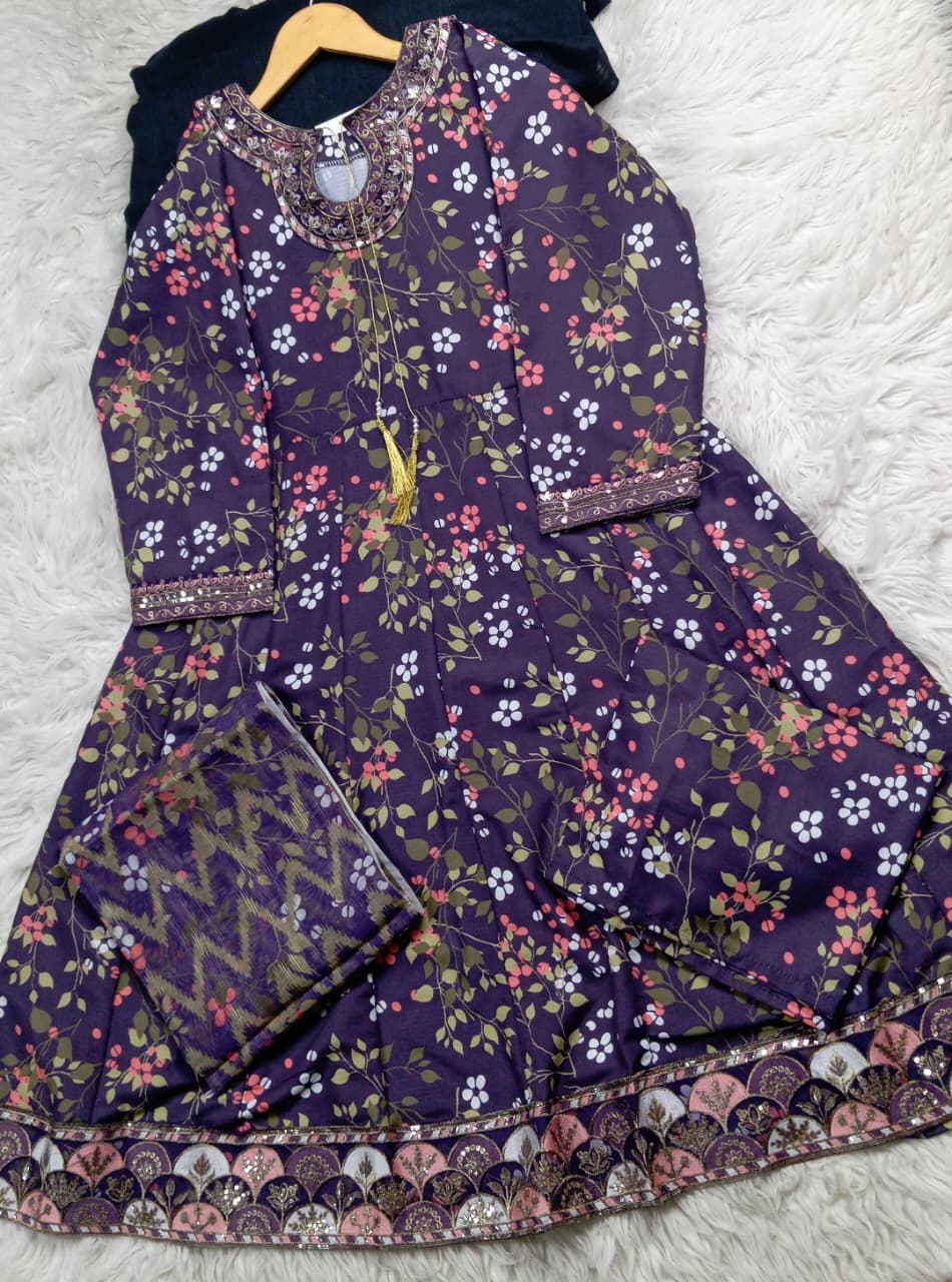 3 PIECE - EMBROIDERED LAWN SUIT