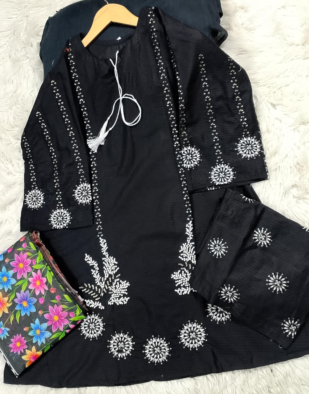 3 PIECE - EMBROIDERED LAWN SUIT