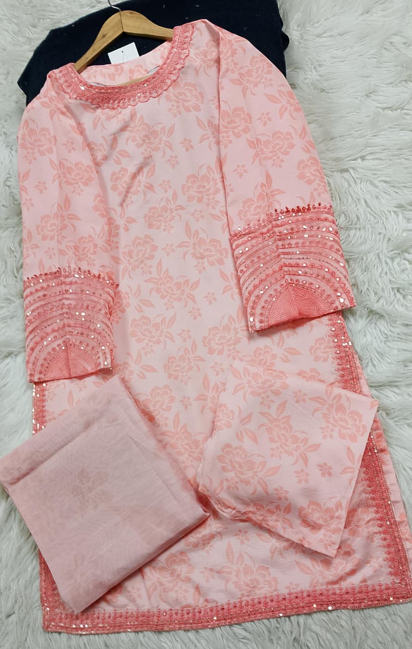 3 PIECE - EMBROIDERED LAWN SUIT