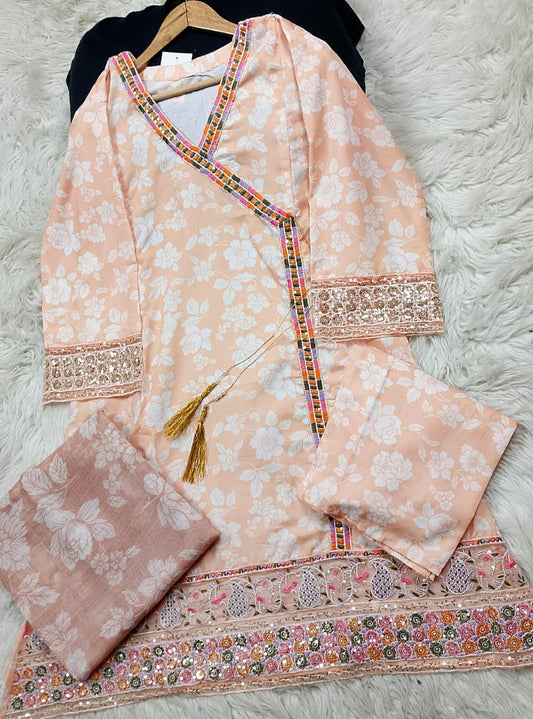 3 PIECE - EMBROIDERED LAWN SUIT