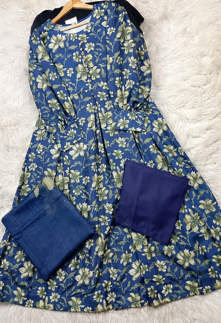 3 PIECE - EMBROIDERED LAWN SUIT