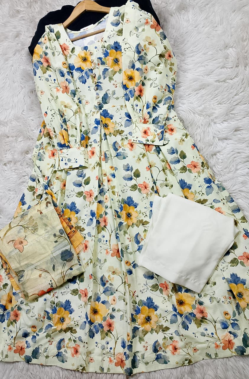 3 PIECE - EMBROIDERED LAWN SUIT