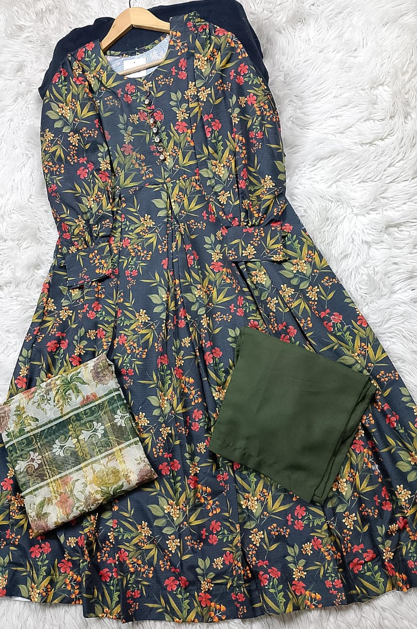 3 PIECE - EMBROIDERED LAWN SUIT