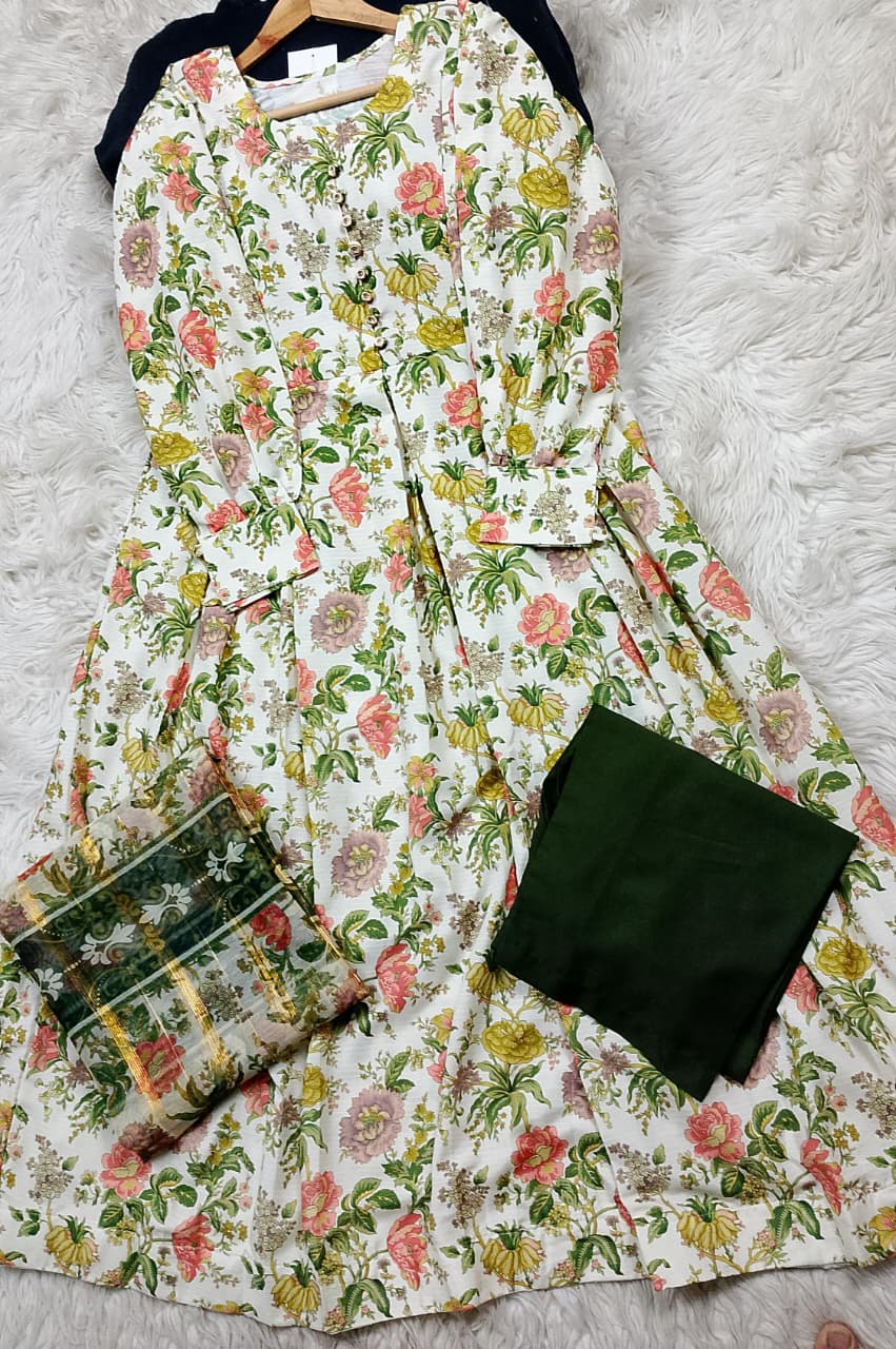 3 PIECE - EMBROIDERED LAWN SUIT