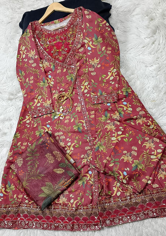 3 PIECE - EMBROIDERED LAWN SUIT