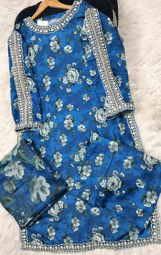 3 PIECE - EMBROIDERED LAWN SUIT