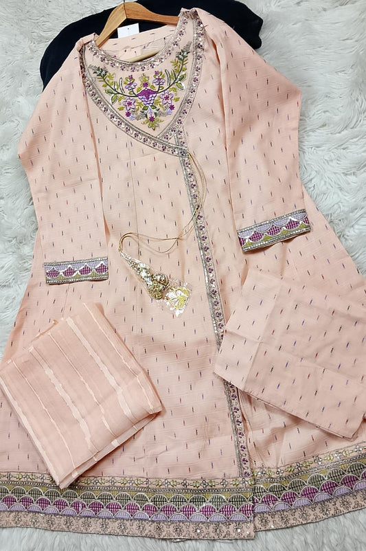 3 PIECE - EMBROIDERED LAWN SUIT