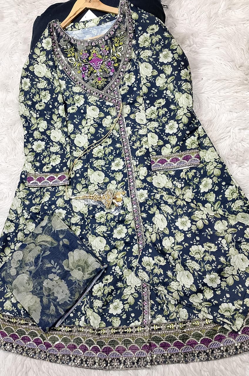 3 PIECE - EMBROIDERED LAWN SUIT