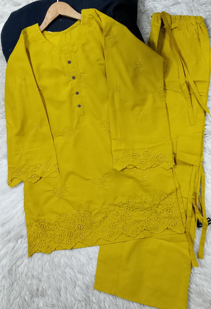 2 PIECE - EMBROIDERED LAWN SUIT
