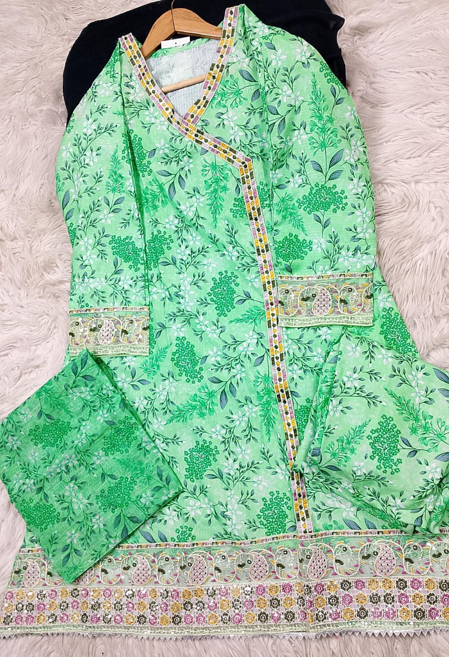 3 PIECE - EMBROIDERED LAWN SUIT