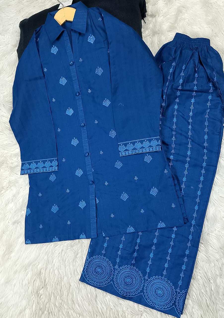 2 PIECE - EMBROIDERED LAWN SUIT