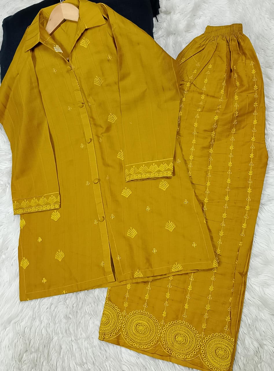 2 PIECE - EMBROIDERED LAWN SUIT